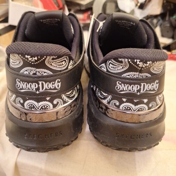 Skechers Slip-ins Snoop Dogg: Doggy Air 🔥 Men’s 9.5. Black. New With Tag No Box - Picture 5 of 13